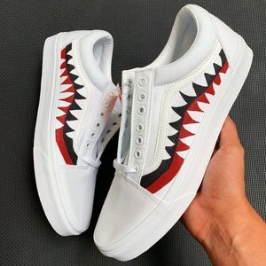 Custom Bape Vans.Custom Painted Vans.Bape Customs.